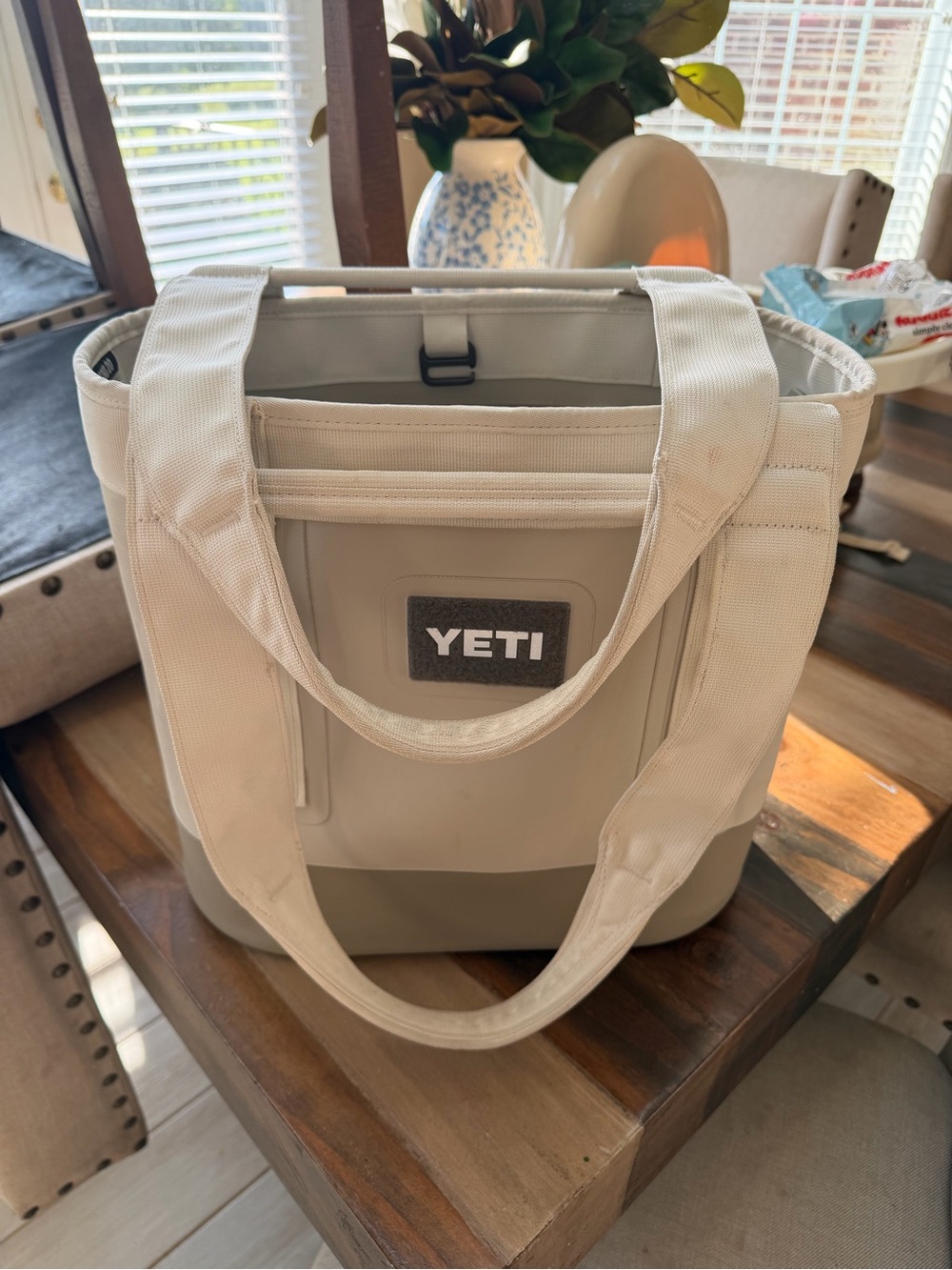 Yeti Camino 20 Cooler Tote in Cream and Tan - Picture 6 of 10